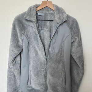 Columbia Full Zip Up Plush Fleece Jacket – Grey S